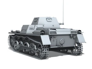 panzerkampfwagen 1 panzer 1 collection 3D Model