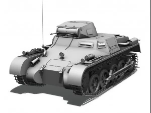 panzerkampfwagen 1 panzer 1 collection 3D Model