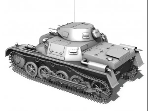 panzerkampfwagen 1 panzer 1 collection 3D Model