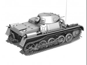 panzerkampfwagen 1 panzer 1 collection 3D Model