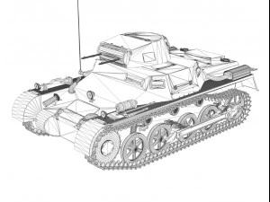 panzerkampfwagen 1 panzer 1 collection 3D Model