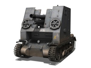 sturmpanzer1 bison cambrai 2pzdiv 3D Модель