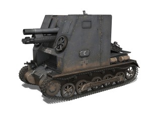 sturmpanzer1 bison cambrai 2pzdiv 3D Модель