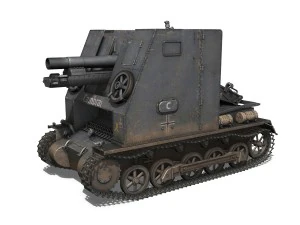 sturmpanzer1 bison cambrai 2pzdiv 3D Model