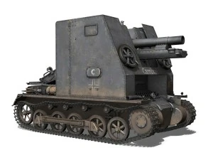 sturmpanzer1 bison cambrai 2pzdiv 3D Model