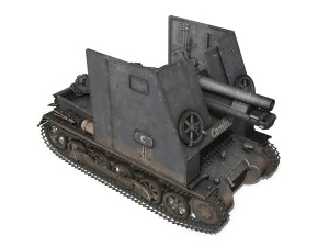 sturmpanzer1 bison cambrai 2pzdiv 3D Model