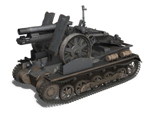 sturmpanzer1 bison cambrai 2pzdiv 3D Модель