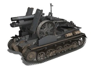 sturmpanzer1 bison cambrai 2pzdiv 3D Model