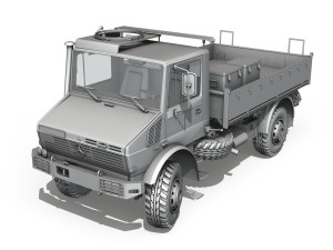 mercedes benz unimog u1300l 3D Model
