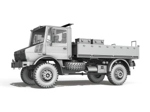 mercedes benz unimog u1300l 3D Model