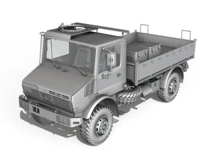 mercedes benz unimog u1300l 3D Model