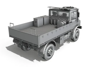 mercedes benz unimog u1300l 3D Model