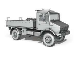 mercedes benz unimog u1300l 3D Model