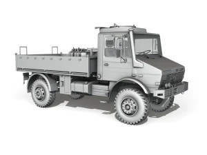 mercedes benz unimog u1300l 3D Model