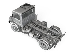 mercedes benz unimog u1300l 3D Model
