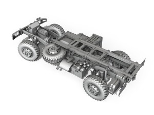 mercedes benz unimog u1300l 3D Model