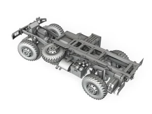 mercedes benz unimog u1300l 3D Model