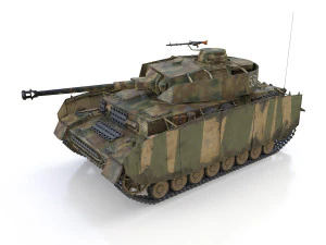 pzkpfw iv - panzer 4 - ausfh - 531 3D Model