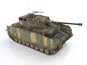 pzkpfw iv - panzer 4 - ausfh - 531 3D Model