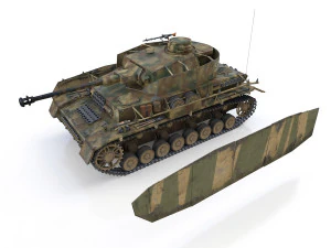 pzkpfw iv - panzer 4 - ausfh - 531 3D Model