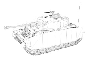 pzkpfw iv - panzer 4 - ausfh - 531 Model 3D