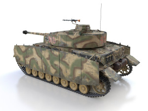 pzkpfw iv - panzer 4 - ausfh - 618 Modèle 3D