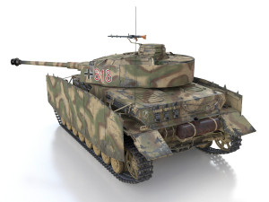 pzkpfw iv - panzer 4 - ausfh - 618 Modèle 3D