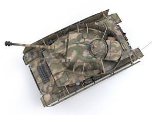 pzkpfw iv - panzer 4 - ausfh - 618 Modèle 3D