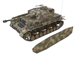 pzkpfw iv - panzer 4 - ausfh - 618 Modèle 3D