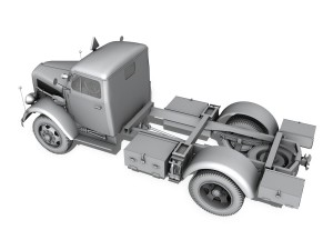 opel blitz - 3t truck with kofferaufbau 3D मॉडल