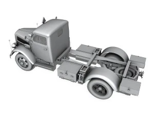 opel blitz - cami&oacute;n 3t con kofferaufbau Modelo 3D