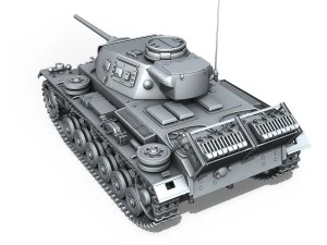panzerkampfwagen 3 - panzer 3 - collezione Modello 3D
