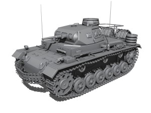 panzerkampfwagen 3 - panzer 3 - collection Model 3D