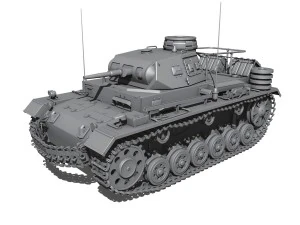 panzerkampfwagen 3 - panzer 3 - collezione Modello 3D