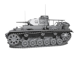 panzerkampfwagen 3 - panzer 3 - collection Model 3D