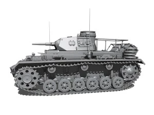 panzerkampfwagen 3 - panzer 3 - collezione Modello 3D
