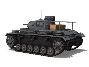 sdkfz 267 pzbefwg iii - ausf f - 9 pzdiv 3D Model
