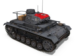 sdkfz 267 pzbefwg iii - ausf f - 9 pzdiv 3D Model