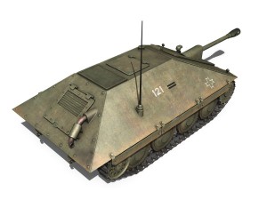 maresal m06 romanian tank hunter 3D Модель