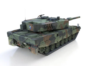 leopard 2a4 main battle tank - 427 3D Model