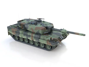 leopard 2a4 main battle tank - 427 3D Model