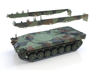 leopard 2a4 main battle tank - 427 3D Model