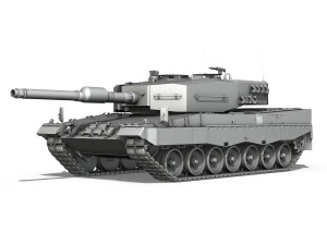 leopard 2a4 main battle tank - 427 3D Model