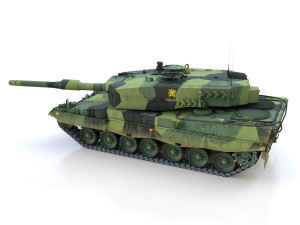 stridsvagn 121 - mek b10 - swedish army 3D 模型