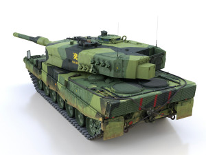 stridsvagn 121 - mek b10 - swedish army 3D 模型