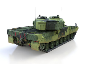 stridsvagn 121 - mek b10 - swedish army 3D 模型