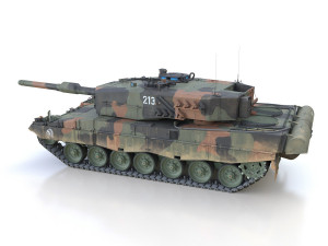 panzer 87 leopard - 213 - swiss army 3D Model