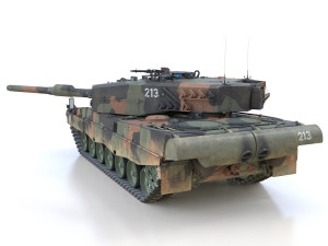 panzer 87 leopard - 213 - swiss army 3D Model