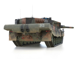panzer 87 leopard - 213 - swiss army 3D Model