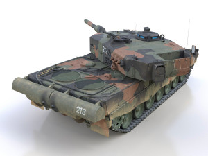 panzer 87 leopard - 213 - swiss army 3D Model